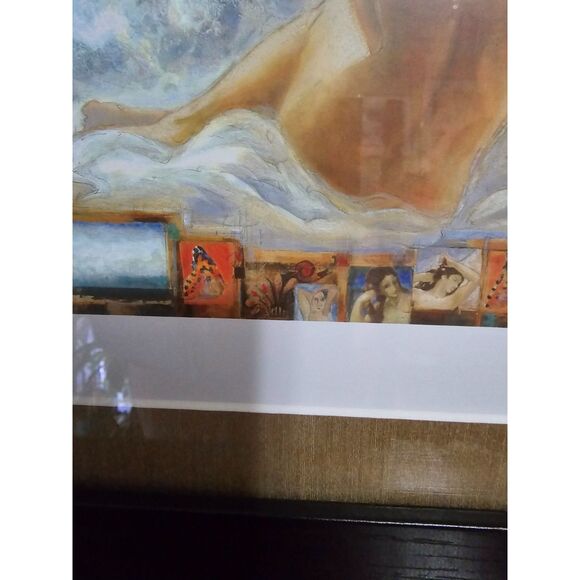 Signed Peter Nixon Print "Venus Anadyomene" Matted Framed 12.5in x 15.5 in - Picture 7 of 11